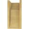 Ekena Millwork 7"W x 7"D x 14"H Wide Carmel Rough Cedar Woodgrain TimberThane Corbel, Primed Tan CORUR07X07X14CARRCPR - alternate 3